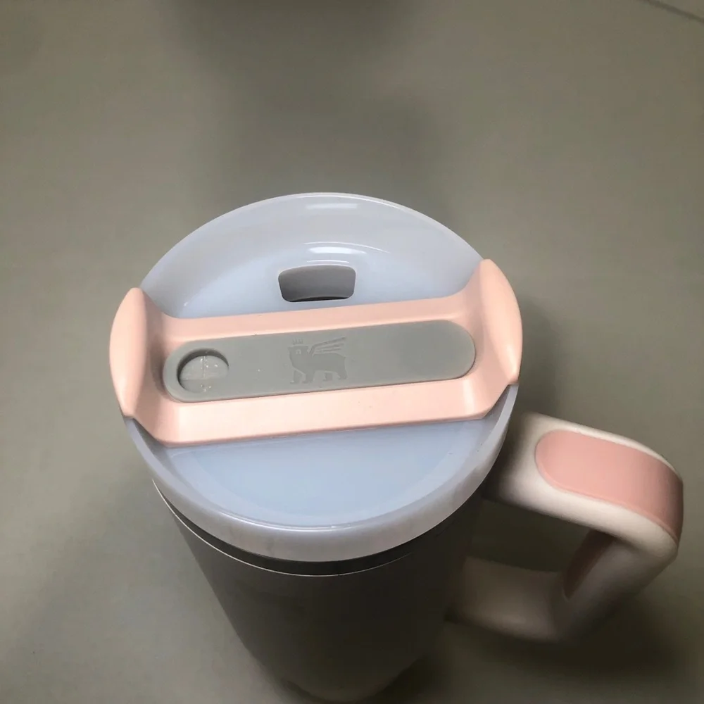 Stanley 30 oz Stainless Steel H2.0 Flowstate Quencher Tumbler Rose Quartz - Picture 6 of 12